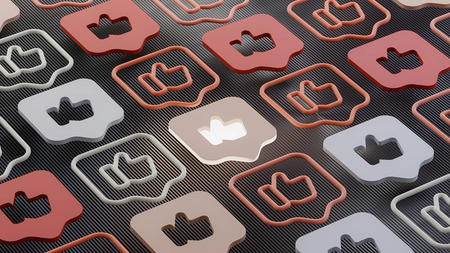 Imagine decorativa cu "like-uri"